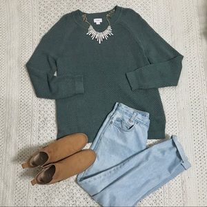Green Knit Sweater